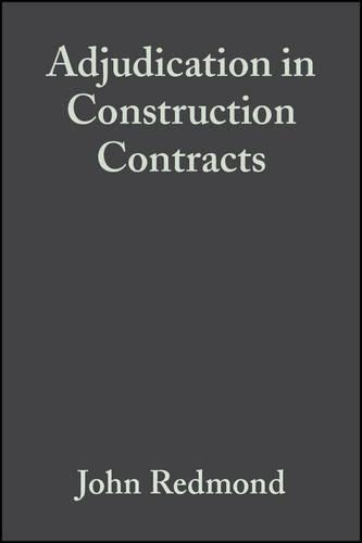 Бумажная книга «Adjudication in Construction Contracts», автор Джон Редмонд - фото №1