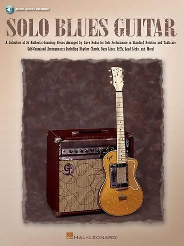 Паперова книга «Solo Blues Guitar», автор Дейв Рубін - фото №1
