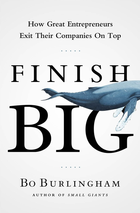 Паперова книга «Finish Big. How Great Entrepreneurs Exit Their Companies on Top», автор Бо Бьорлінгем - фото №1