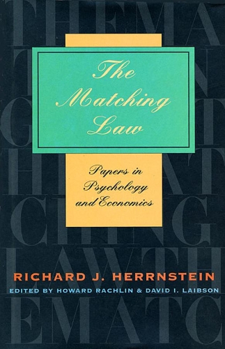 Паперова книга «The Matching Law: Papers in Psychology and Economics», автор Річард Дж. Гернштейн - фото №1