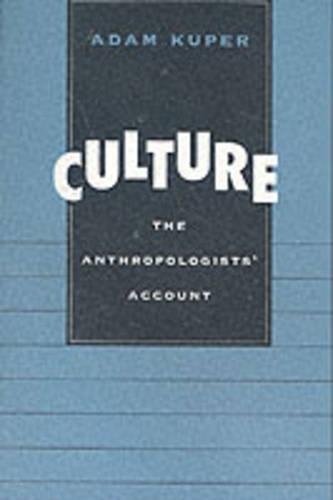 Паперова книга «Culture: The Anthropologists’ Account», автор Адам Купер - фото №1