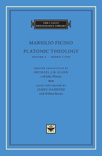 Паперова книга «Platonic Theology, Volume 2: Books V–VIII», автор Марсіліо Фічіно - фото №1