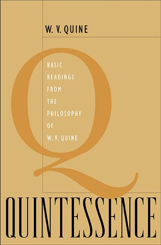 Паперова книга «Quintessence: Basic Readings from the Philosophy of W. V. Quine», автор В. В. Куайн - фото №1
