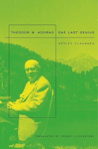 Паперова книга «Theodor W. Adorno: One Last Genius», автор Детлеф Клауссен - фото №1