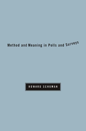 Паперова книга «Method and Meaning in Polls and Surveys», автор Говард Шуман - фото №1