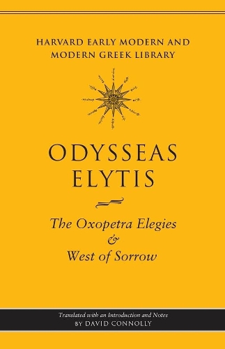 Бумажная книга «The Oxopetra Elegies and West of Sorrow», автор Одиссеас Элитис - фото №1