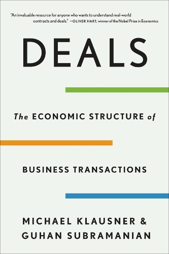 Паперова книга «Deals: The Economic Structure of Business Transactions», авторів Гухан Субраманіан, Майкл Клаузнер - фото №1
