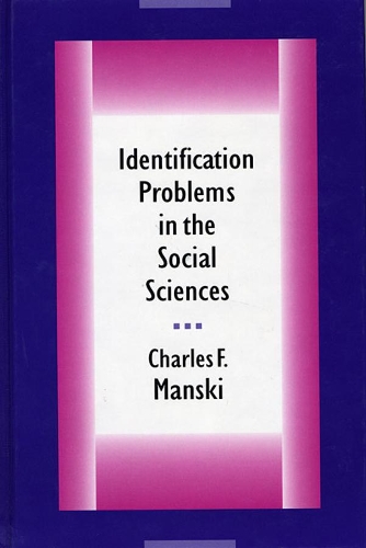 Бумажная книга «Identification Problems in the Social Sciences», автор Чарльз Ф. Мански - фото №1