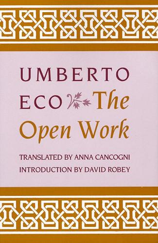 Бумажная книга «The Open Work», автор Умберто Эко - фото №1