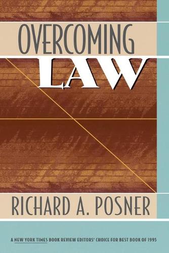 Бумажная книга «Overcoming Law», автор Ричард А. Познер - фото №1