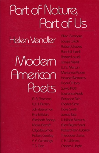 Бумажная книга «Part of Nature, Part of Us: Modern American Poets», автор Хелен Вендлер - фото №1