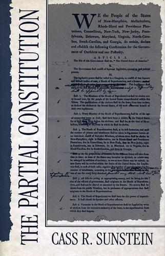 Бумажная книга «The Partial Constitution», автор Кас Р. Санстейн - фото №1
