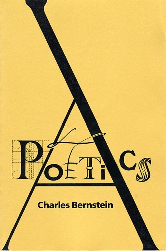 Бумажная книга «A Poetics», автор Чарльз Бернштейн - фото №1