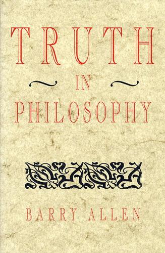 Паперова книга «Truth in Philosophy», автор Баррі Аллен - фото №1
