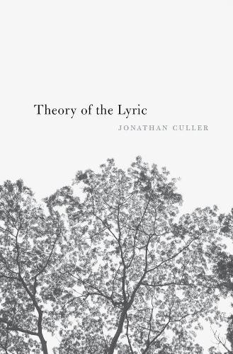 Бумажная книга «Theory of the Lyric», автор Джонатан Каллер - фото №1