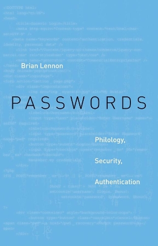 Паперова книга «Passwords: Philology, Security, Authentication», автор Брайан Леннон - фото №1