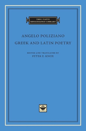 Бумажная книга «Greek and Latin Poetry», автор Анджело Полициано - фото №1