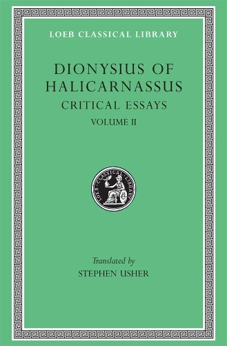 Паперова книга «Critical Essays, Volume II», автор Діонісій Галікарнаський - фото №1