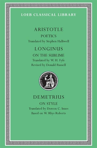 Паперова книга «Poetics. Longinus: On the Sublime. Demetrius: On Style», автор Аристотель - фото №1
