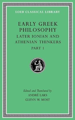 Бумажная книга «Early Greek Philosophy, Volume VI: Later Ionian and Athenian Thinkers, Part 1» - фото №1