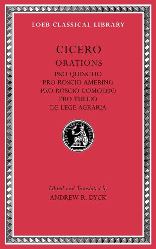 Бумажная книга «Pro Quinctio. Pro Roscio Amerino. Pro Roscio Comoedo. Pro Tullio. De Lege Agraria» - фото №1