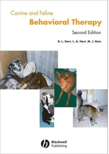 Паперова книга «Canine and Feline Behavior Therapy», авторів Бенджамін Л. Харт, Лінетт А. Харт, Мелісса Бейн - фото №1