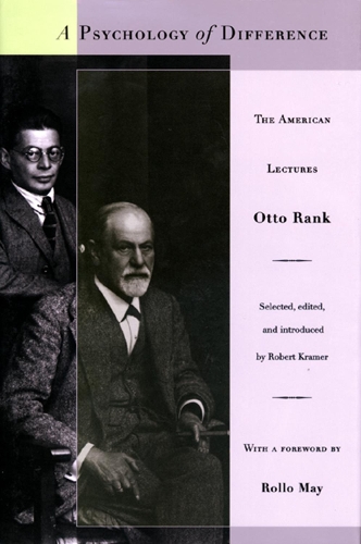 Паперова книга «A Psychology of Difference: The American Lectures», автор Отто Ранк - фото №1
