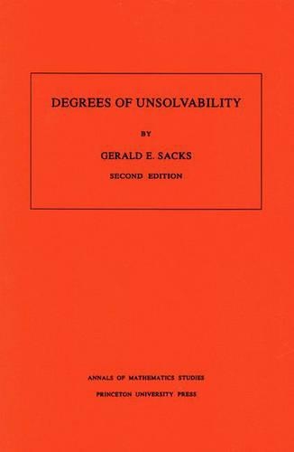 Бумажная книга «Degrees of Unsolvability. (AM-55), Volume 55», автор Джеральд Э. Сакс - фото №1