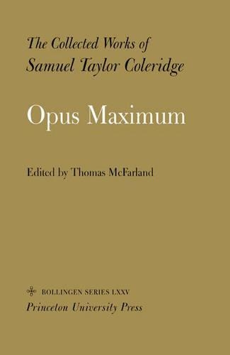 Бумажная книга «The Collected Works of Samuel Taylor Coleridge, Volume 15: Opus Maximum», автор Сэмюэл Кольридж - фото №1