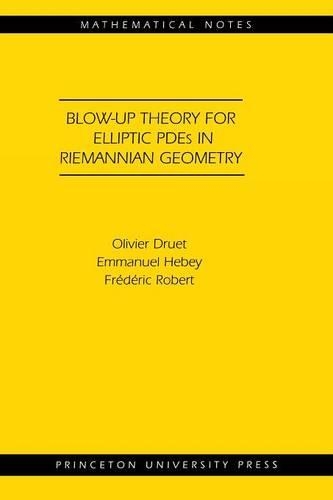 [object Object] «Blow-up Theory for Elliptic PDEs in Riemannian Geometry (MN-45)», авторів Еммануель Хебі, Фредерік Робер, Олів'є Друе - фото №1