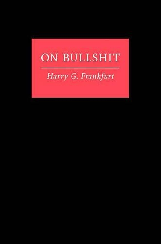 Бумажная книга «On Bullshit», автор Гарри Г. Франкфурт - фото №1
