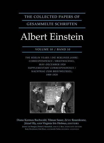 Бумажная книга «The Collected Papers of Albert Einstein, Volume 10: The Berlin Years: Correspondence, May-December 1920, and Supplementary Correspondence, 1909-1920 - Documentary Edition» - фото №1