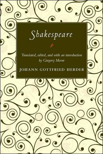 Бумажная книга «Shakespeare», автор Иоганн Готфрид Гердер - фото №1