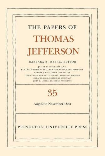 Паперова книга «The Papers of Thomas Jefferson, Volume 35: 1 August to 30 November 1801», автор Томас Джефферсон - фото №1