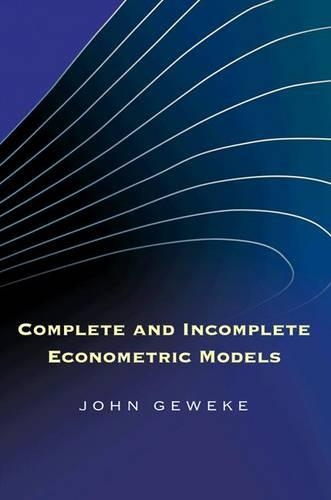 Паперова книга «Complete and Incomplete Econometric Models», автор Джон Гевеке - фото №1