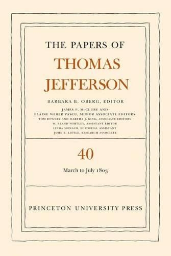 Бумажная книга «The Papers of Thomas Jefferson, Volume 40: 4 March to 10 July 1803», автор Томас Джефферсон - фото №1