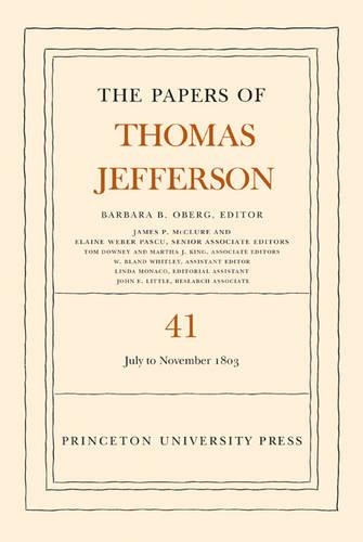 Паперова книга «The Papers of Thomas Jefferson, Volume 41: 11 July to 15 November 1803», автор Томас Джефферсон - фото №1