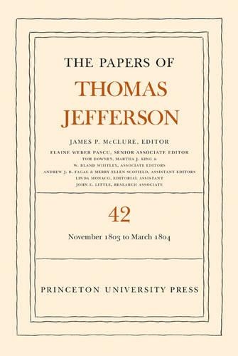 Бумажная книга «The Papers of Thomas Jefferson, Volume 42: 16 November 1803 to 10 March 1804», автор Томас Джефферсон - фото №1