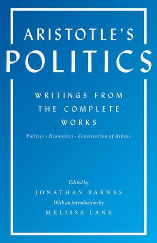 Бумажная книга «Aristotle's Politics: Writings from the Complete Works: Politics, Economics, Constitution of Athens», автор Аристотель - фото №1