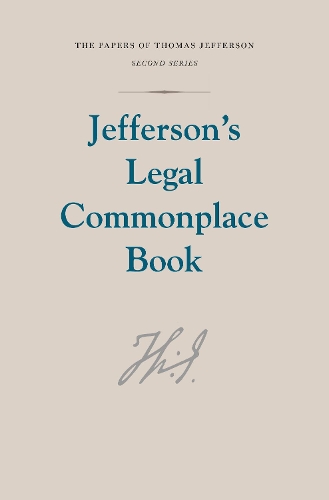 Паперова книга «Jefferson's Legal Commonplace Book», автор Томас Джефферсон - фото №1