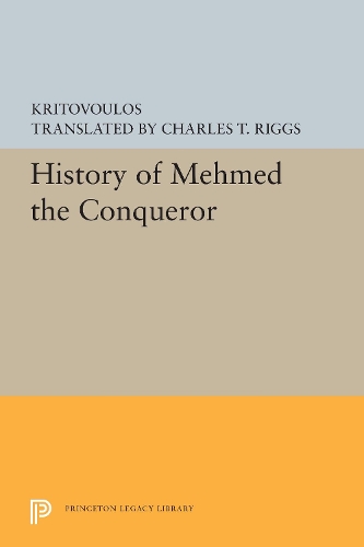 Бумажная книга «History of Mehmed the Conqueror», автор Kritovoulos - фото №1