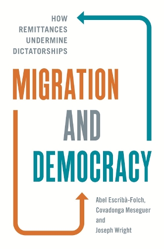 Паперова книга «Migration and Democracy: How Remittances Undermine Dictatorships», авторів Абель Ескріба-Фольч, Ковадонга Месегер, Джозеф Райт - фото №1