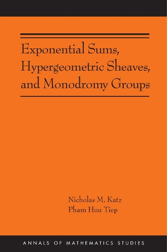 Паперова книга «Exponential Sums, Hypergeometric Sheaves, and Monodromy Groups», автор Ніколас М. Кац - фото №1