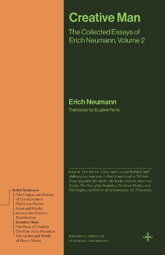 Бумажная книга «Creative Man: The Collected Essays of Erich Neumann, Volume 2», автор Эрих Нойманн - фото №1