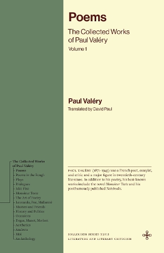 Paper book «Poems: The Collected Works of Paul Valéry, Volume 1», author Paul Valery - фото №1