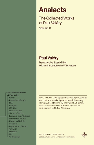 Бумажная книга «Analects: The Collected Works of Paul Valéry, Volume 14», автор Пол Валерий - фото №1