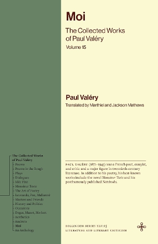 Бумажная книга «Moi: The Collected Works of Paul Valéry, Volume 15», автор Пол Валерий - фото №1
