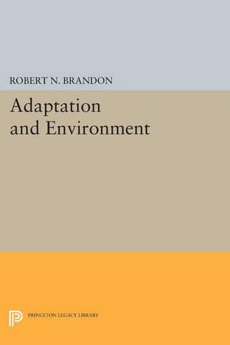 Бумажная книга «Adaptation and Environment», автор Роберт Н. Брэндон - фото №1