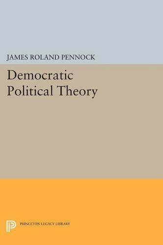 Паперова книга «Democratic Political Theory», автор Джеймс Роланд Пеннок - фото №1