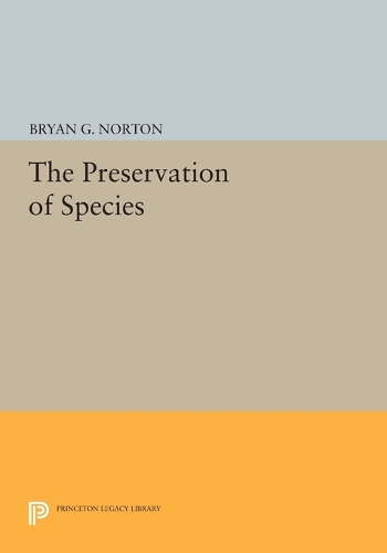 Бумажная книга «The Preservation of Species», автор Брайан Г. Нортон - фото №1